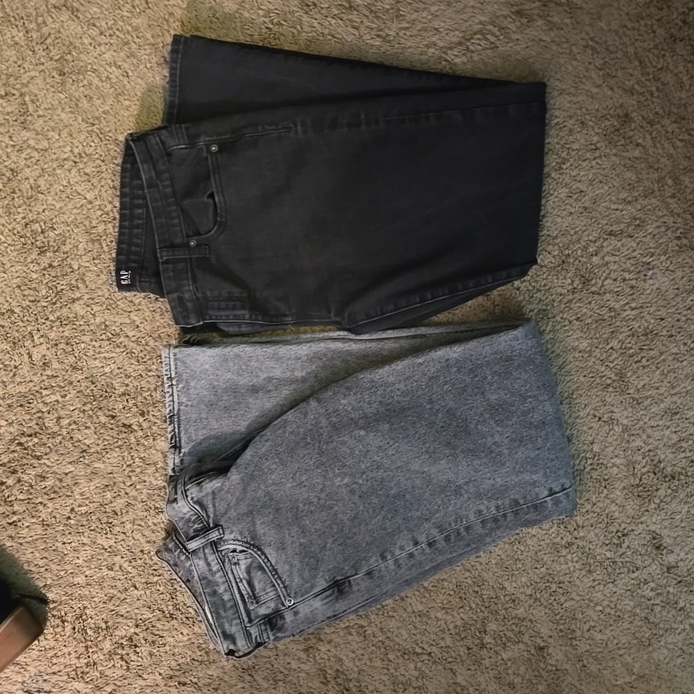 Gap 90's High Rise Straight and Real Straight